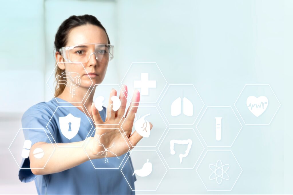 female-doctor-with-smart-glasses-touching-virtual-screen-medical-technology